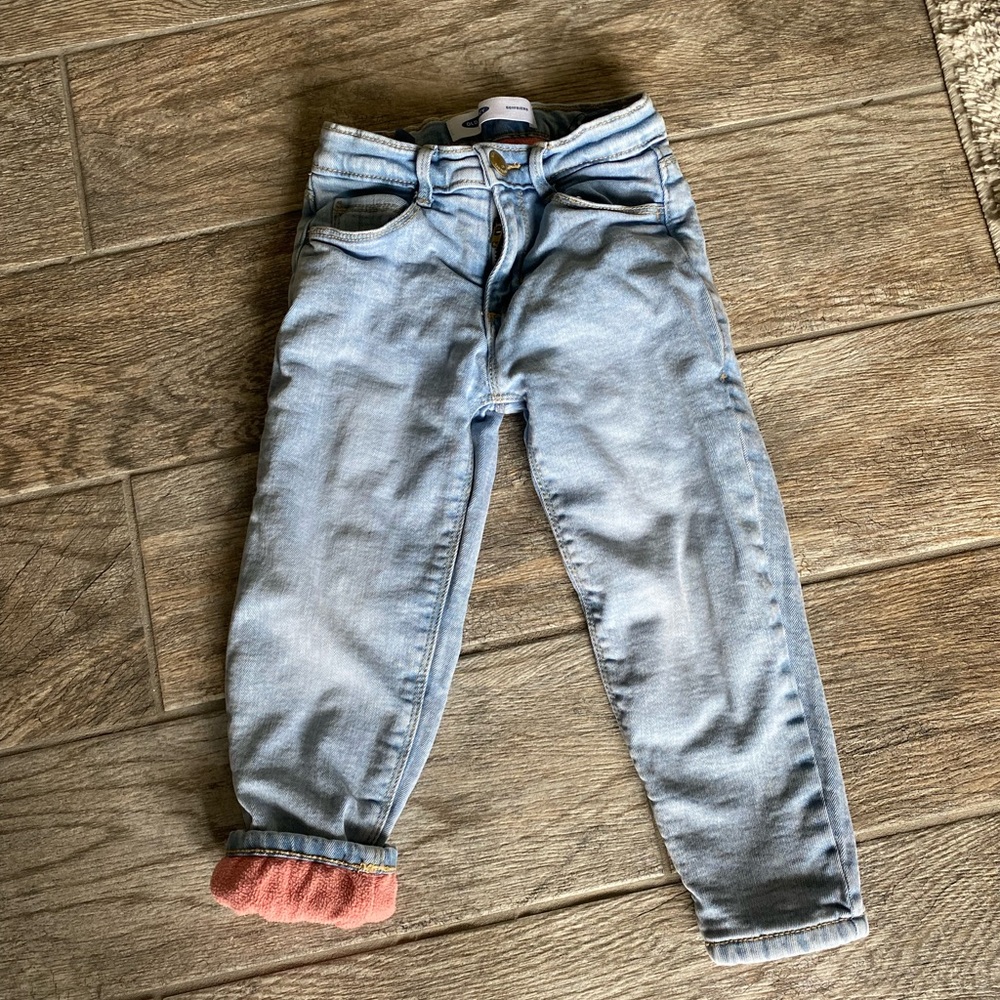 Toddler Fleece Lined Boyfriend Jeans
